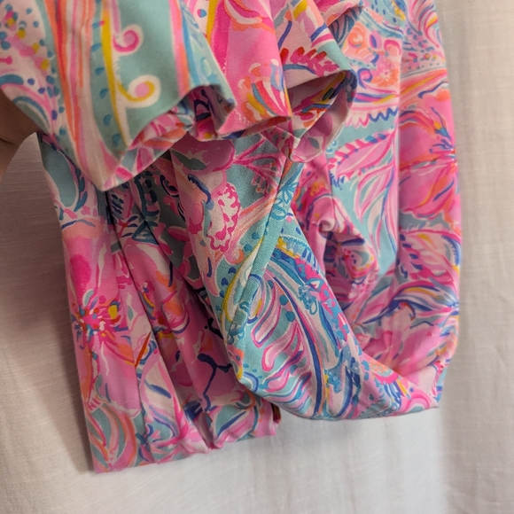 Lilly Pulitzer Lorena Breezy Palazzo Pants M - Picture 6 of 7